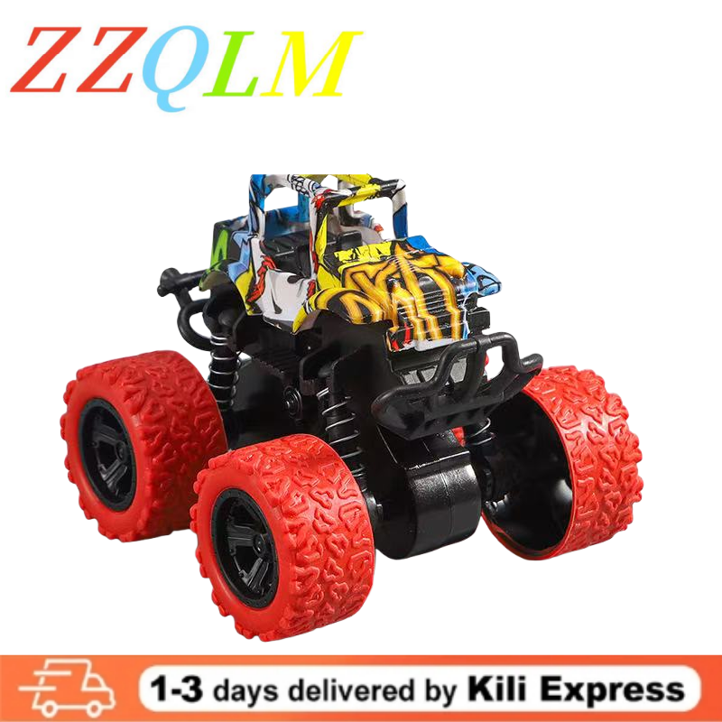 Hot Toys Car Monster Truck Four-wheel Drive Vehicle Stunt Dump Car Inertia Car Toy Dinosaur Pull Back Children Toy Boy Girl Gift