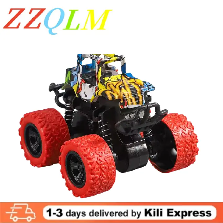 Hot Toys Car Monster Truck Four-wheel Drive Vehicle Stunt Dump Car Inertia Car Toy Dinosaur Pull Back Children Toy Boy Girl Gift