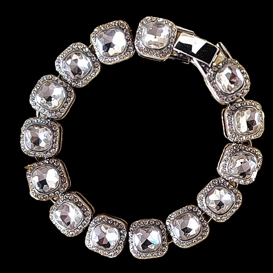 Luxury Diamonds 3pcs/set Women's Calendar Watch Necklace Bracelet Jewelry Set(1pc watch+1pc bracelet+1pc Necklace) Office Ladies Girls Students Evenings Parties Dress Decorations Set
