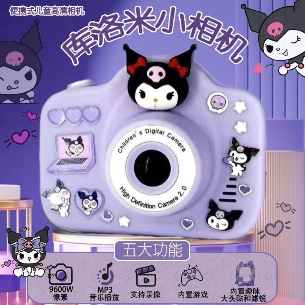 Sanrio Kuromi small camera toy children's camera HD Melody my melody mini birthday gift travel can connect to mobile phone