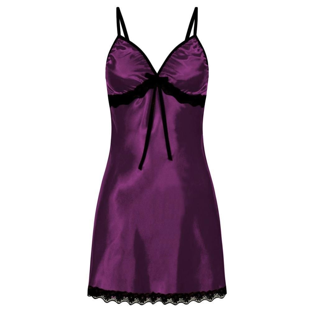 Women Pajamas Dress Sexy Lingerie Sleepwear Lace Camisole Nightgown Red Plus Size Sleepwear Nightgown Romantic Women Nightwear