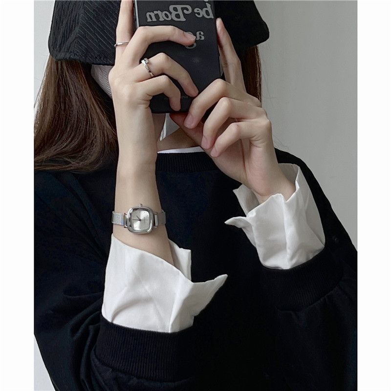 Fashion Women Small Dial Quartz Mesh Strap Watch iced out watch luxury ladies watches