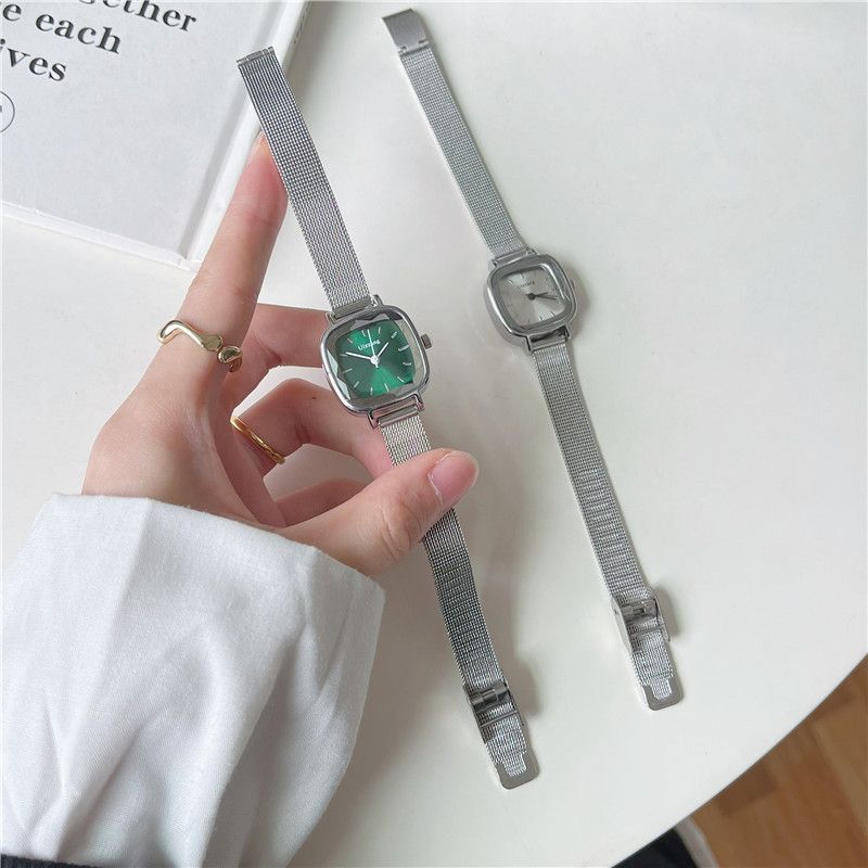 Fashion Women Small Dial Quartz Mesh Strap Watch iced out watch luxury ladies watches
