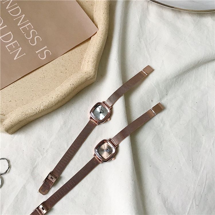 Fashion Women Small Dial Quartz Mesh Strap Watch iced out watch luxury ladies watches