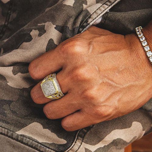 New arrival man/men rings diamond ice ring set jewelry for men/man iced out bling bling rapper hip hop ring gift for men