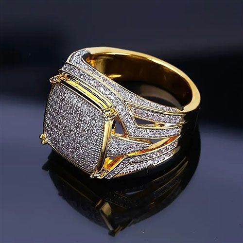 New arrival man/men rings diamond ice ring set jewelry for men/man iced out bling bling rapper hip hop ring gift for men