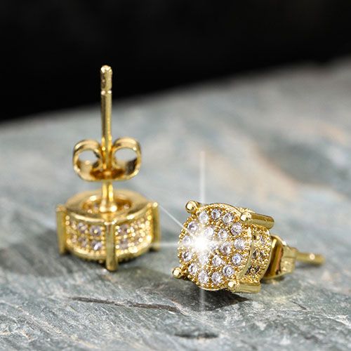 ice earring man/woman hip hop rapper earrings jewelry accessories for men/women birthday gift