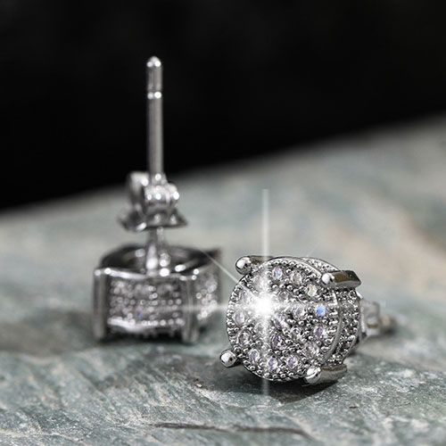 ice earring man/woman hip hop rapper earrings jewelry accessories for men/women birthday gift