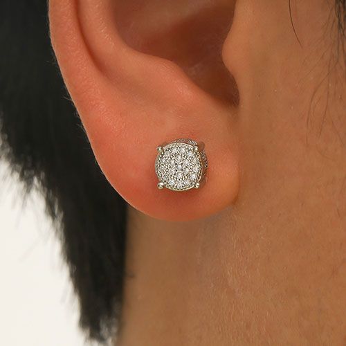 ice earring man/woman hip hop rapper earrings jewelry accessories for men/women birthday gift