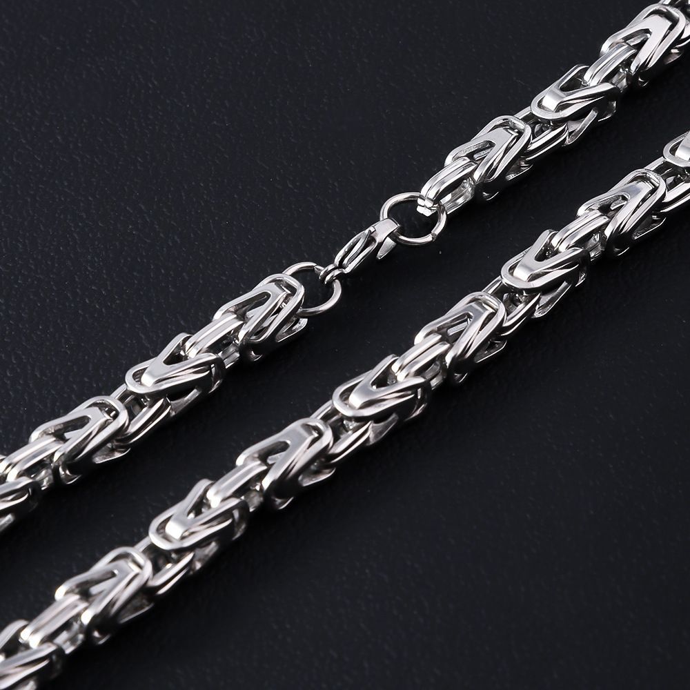 men chain buruklyn boyz same style chain link hip hop rapper chain gift man new design new fashion accessory jewelry gift for him  stainless steel chain buruklyn boys same design chain link necklace