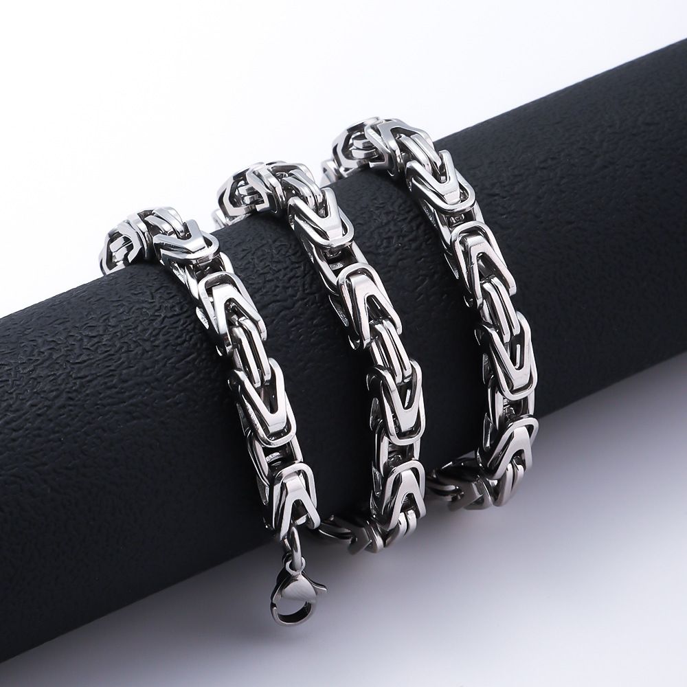 men chain buruklyn boyz same style chain link hip hop rapper chain gift man new design new fashion accessory jewelry gift for him  stainless steel chain buruklyn boys same design chain link necklace