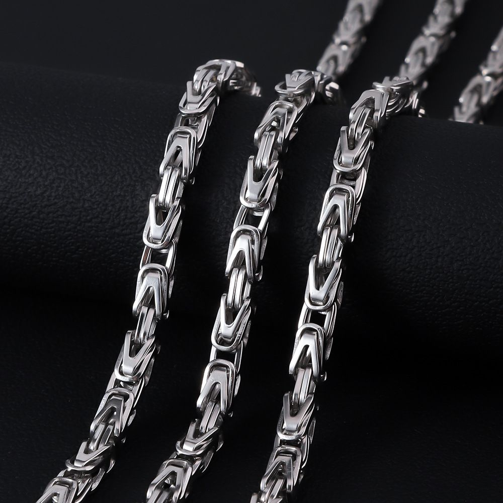 men chain buruklyn boyz same style chain link hip hop rapper chain gift man new design new fashion accessory jewelry gift for him  stainless steel chain buruklyn boys same design chain link necklace