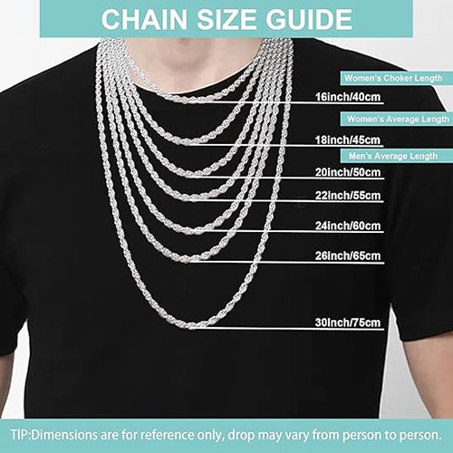 1pcs Men/women rope chain link necklace twist rope chain man woman jewelry accesoory  hip hop  rapper chain for him/her gift for him her