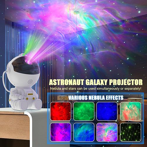 Novelty Lighting Astronaut Galaxy Star Light Night Projector Starry sky light Nebula Ceiling LED Lamp with Remote,Christmas & Birthdays Gift, Decorative light for bedroom, kids room, party, car