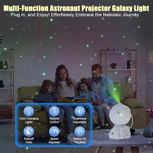 Novelty Lighting Astronaut Galaxy Star Light Night Projector Starry sky light Nebula Ceiling LED Lamp with Remote,Christmas & Birthdays Gift, Decorative light for bedroom, kids room, party, car