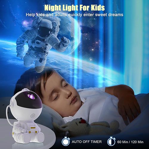 Novelty Lighting Astronaut Galaxy Star Light Night Projector Starry sky light Nebula Ceiling LED Lamp with Remote,Christmas & Birthdays Gift, Decorative light for bedroom, kids room, party, car