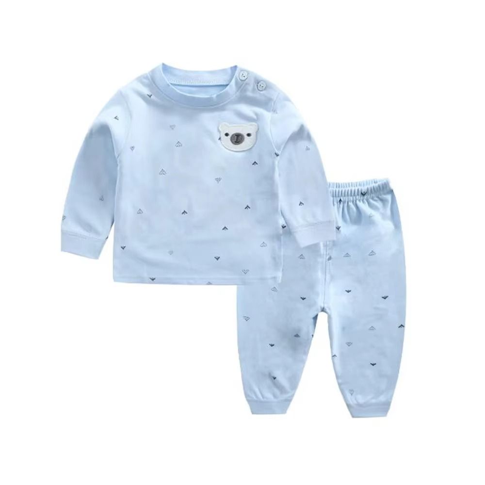 Baby Clothes Underwear Kids Tops Pants Newborn Pajama Suit Home 100% Cotton Sets Boy Girls Warm Autumn Children's Clothing