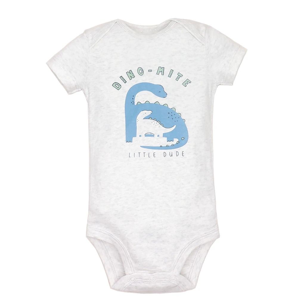 5Pcs/lot Baby Boys Romper Fashion Soft Cotton Summer Clothes Infant Jumpsuit Cartoon Dinosaur Newborn Baby Girl Clothes