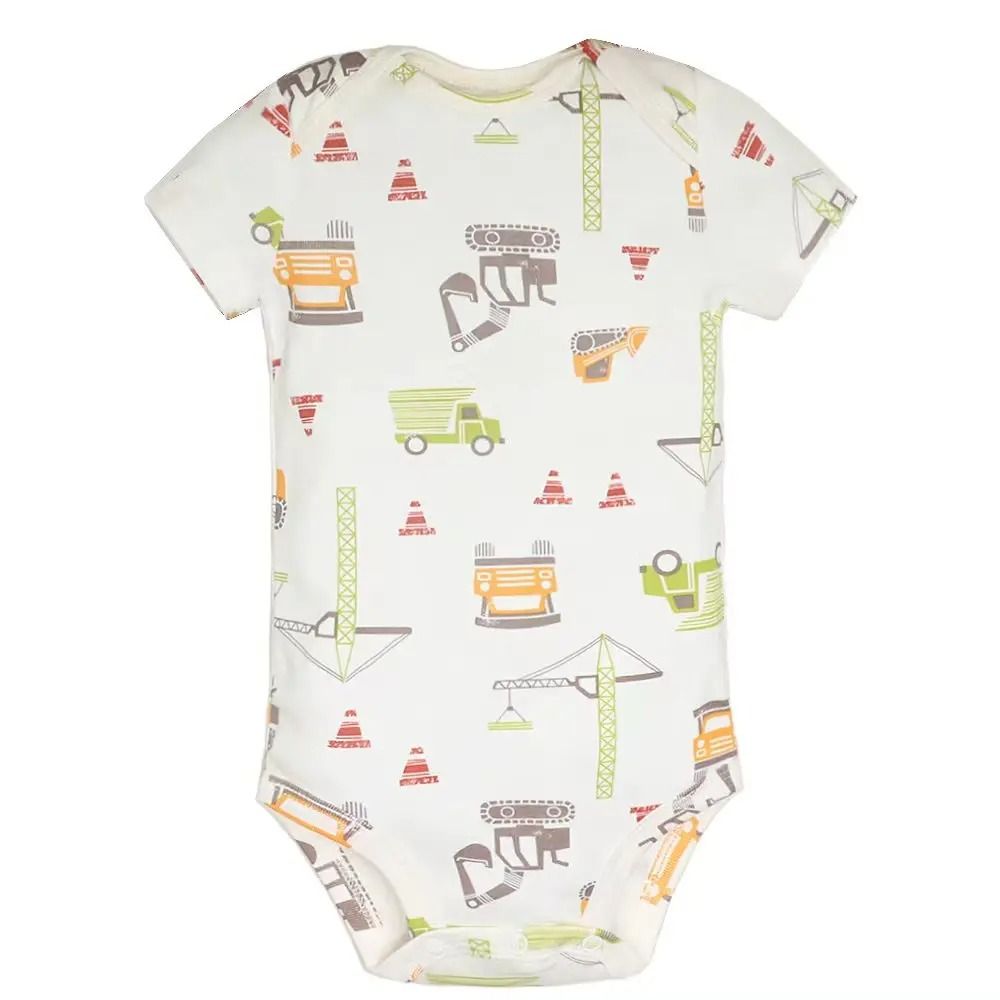5pcs/lots Summer Baby Bodysuits for Boy Clothes Car Printed Cotton Short Sleeves Newborn Girl Clothing Jumpsuit Infant Outfits 6-24 Months