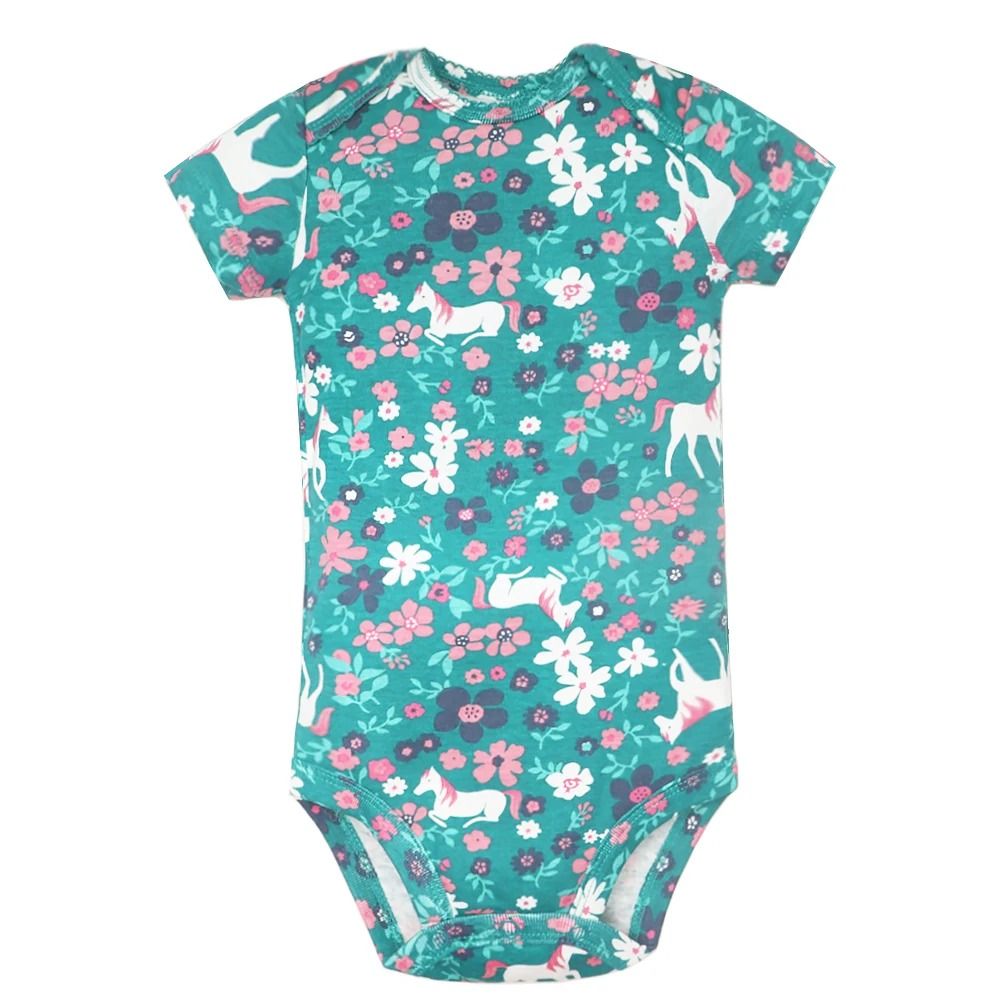 Baby Rompers 5-pack infantil Jumpsuit Girls Clothes Summer High Quality Flower Newborn Ropa Bebe Clothing Costume 0-24Month