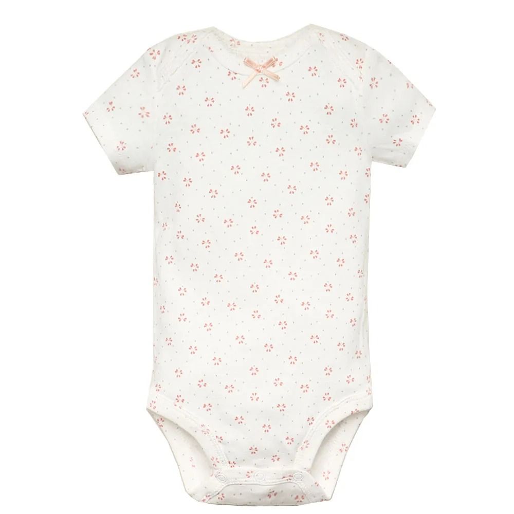 5 PCS/Set Fashion Baby Clothes Set Cotton Soft Short Sleeve Summer Girls Bodysuit Newborn Toddler Body Bebe Jumpsuit Clothing