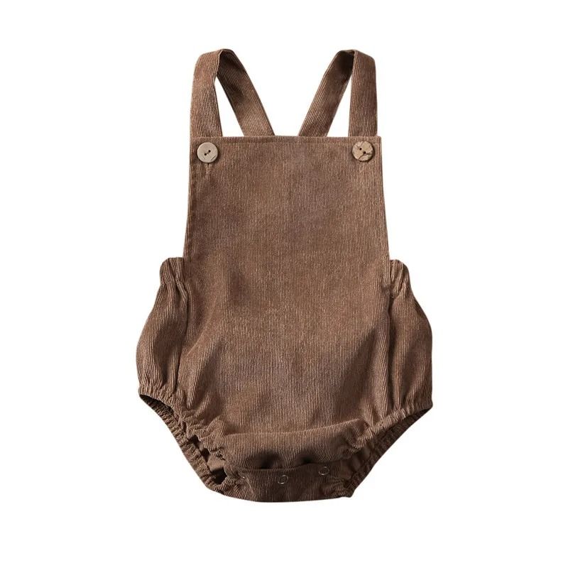 0-24Months Unisex Baby Velvet Bodysuit Sleeveless Vest Jumpsuit for Newborn Girls Summer Solid Baby Boys Casual Rompers