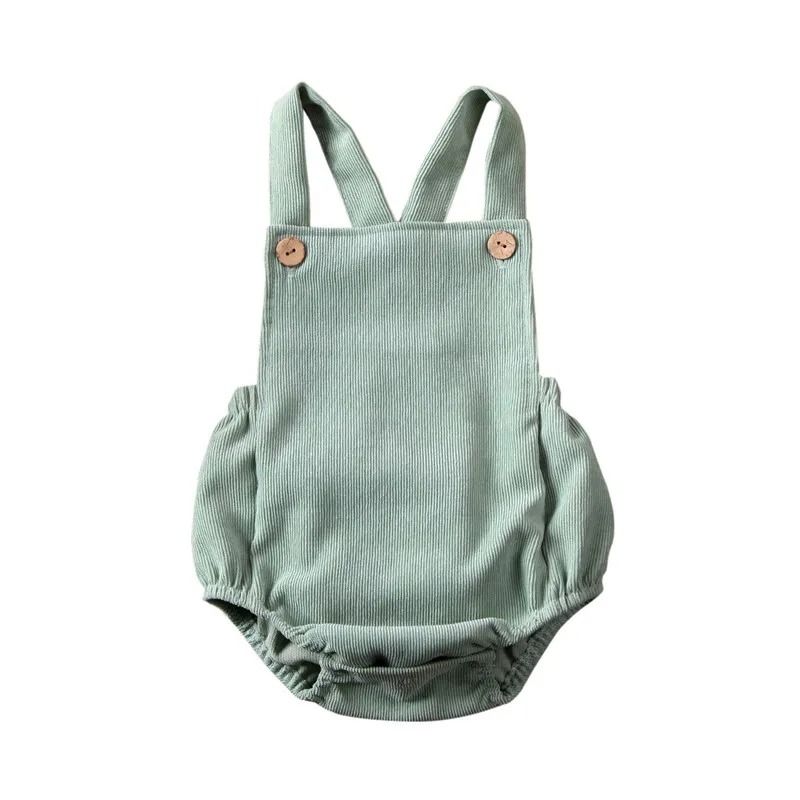 0-24Months Unisex Baby Velvet Bodysuit Sleeveless Vest Jumpsuit for Newborn Girls Summer Solid Baby Boys Casual Rompers