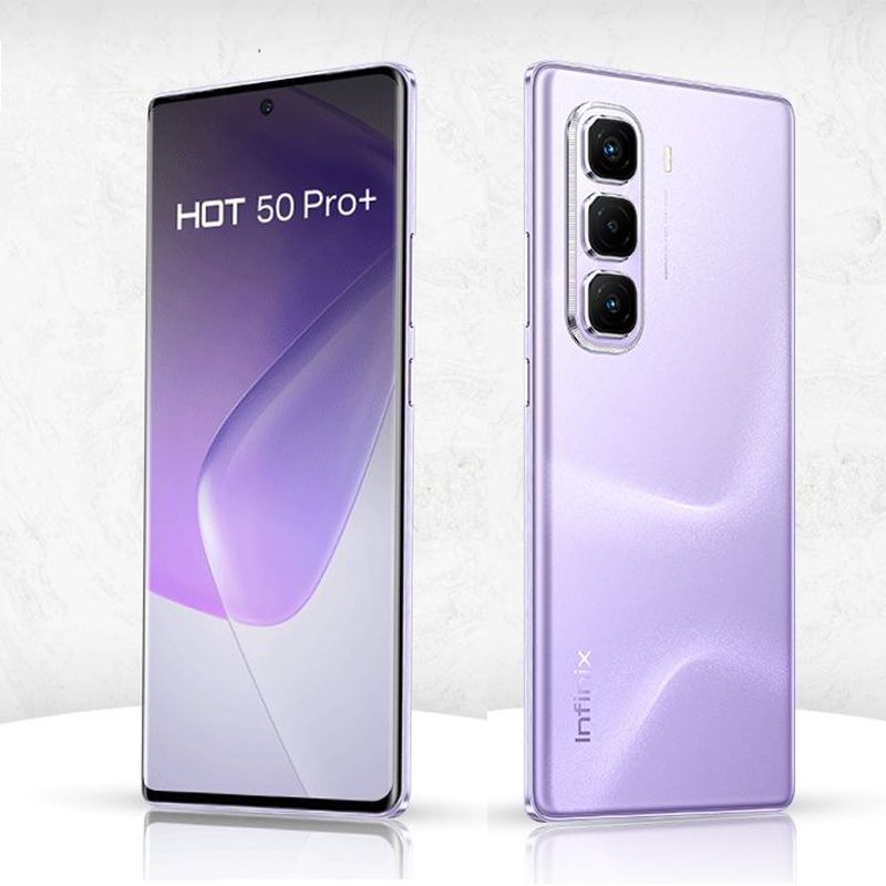 [New Year Promotion] Infinix Hot 50 Pro Plus 256GB+16(8+8)GB 6.7" 3D-Curved AMOLED 120Hz Screen Phone 5000mAh With 33W Type-C 50MP Camera MTK Helio G100 Fingerprint Lock Hot 50 Pro+ Smart Phone