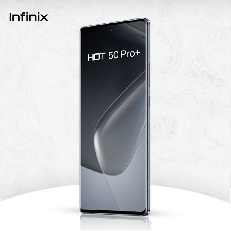 [New Year Promotion] Infinix Hot 50 Pro Plus 256GB+16(8+8)GB 6.7" 3D-Curved AMOLED 120Hz Screen Phone 5000mAh With 33W Type-C 50MP Camera MTK Helio G100 Fingerprint Lock Hot 50 Pro+ Smart Phone