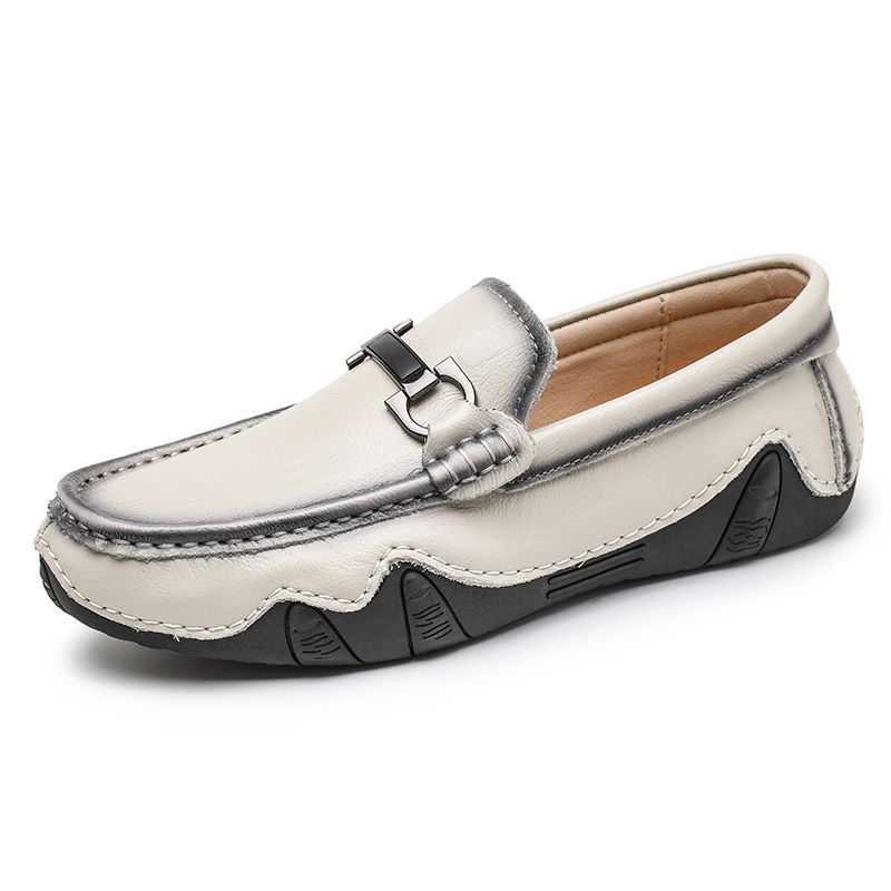 SocNoDn Luxury Men Casual Fashion Dress Genuine Leather Shoes Wedding Work Moccasins Loafers Shoes