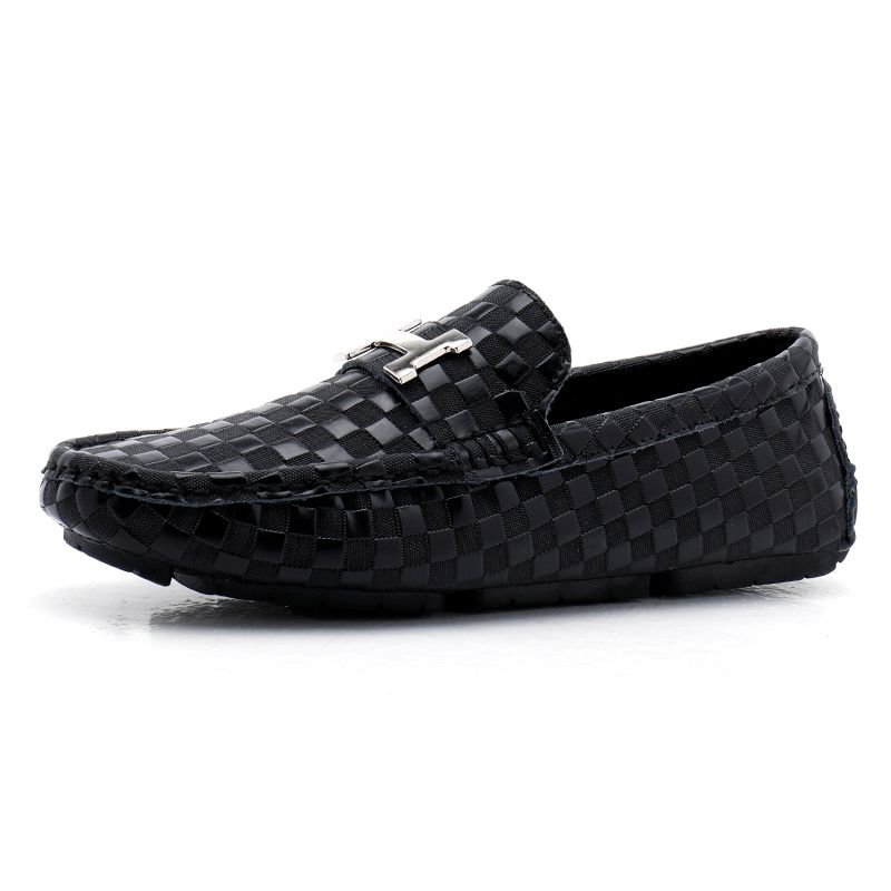 SocNoDn Men Fashion Designer Luxury  Formal Casual Genuine Leather Wedding Office Shoes Loafers Soft