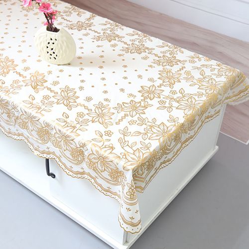 Plastic tablecloth, waterproof, heat-resistant, oil resistant, no wash tablecloth, PVC dining table mat, European rectangular coffee table tablecloth, rustic style