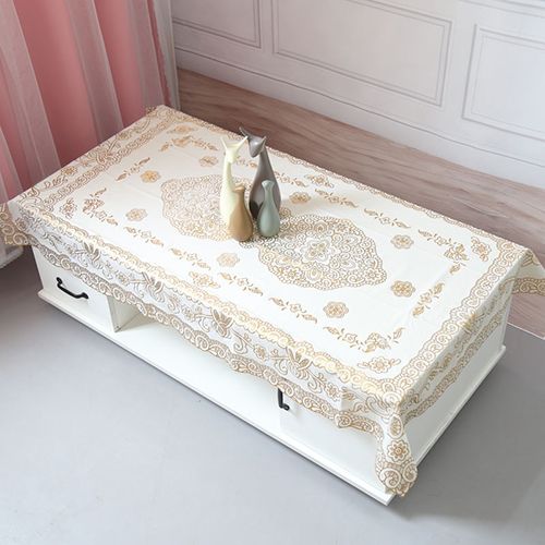 Plastic tablecloth, waterproof, heat-resistant, oil resistant, no wash tablecloth, PVC dining table mat, European rectangular coffee table tablecloth, rustic style