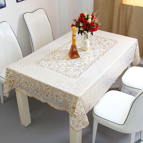 Plastic tablecloth, waterproof, heat-resistant, oil resistant, no wash tablecloth, PVC dining table mat, European rectangular coffee table tablecloth, rustic style