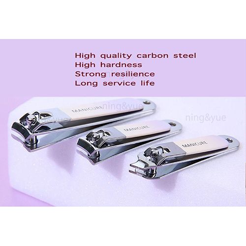 Household nail clippers 4-piece set stainless steel portable nail clipper set nail clippers for foot repair beauty and nail art tools