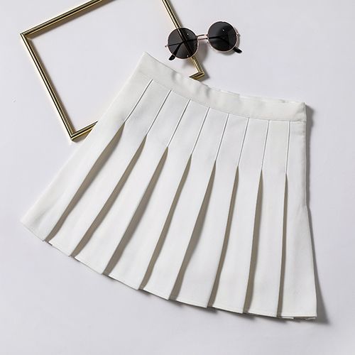 Pleated skirt New high-waisted multi-color A-line skirt preppy student young girl autumn/winter plaid skirt