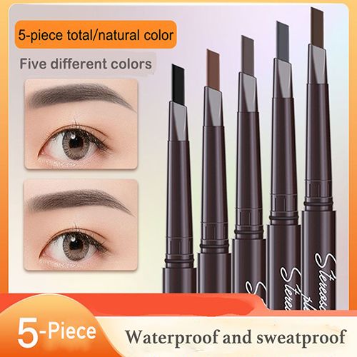 5-piece pack with 5 colors Microblading eyebrow pencil waterproof liquid eyebrow pencil long-lasting makeup eyebrow pencil eye makeup view 4