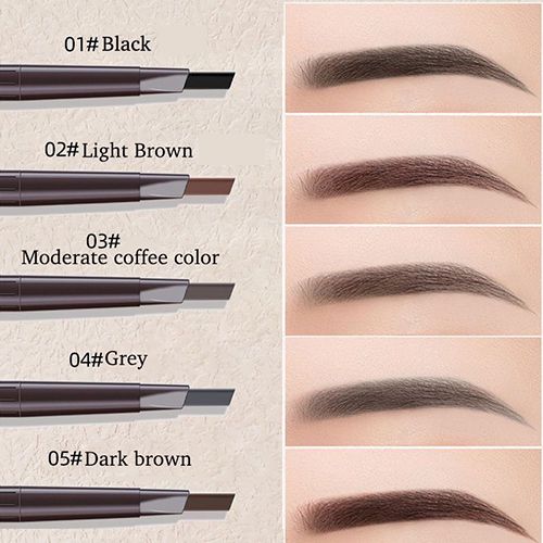 5-piece pack with 5 colors Microblading eyebrow pencil waterproof liquid eyebrow pencil long-lasting makeup eyebrow pencil eye makeup view 3