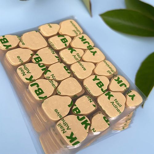 10 sheets/240pcs ultra-thin super invisible double-sided adhesive jelly glue nail stickers false nails with strong viscosity, durable and removable for nail wearing