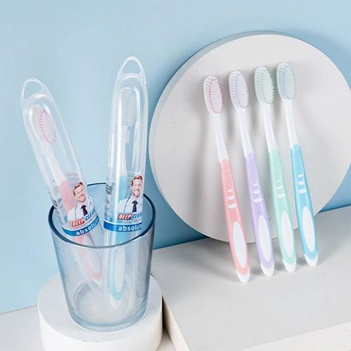 5PCS high-end soft bristled toothbrushes, individually packaged adult home travel toothbrushes manufacturer wholesale and drop shipping