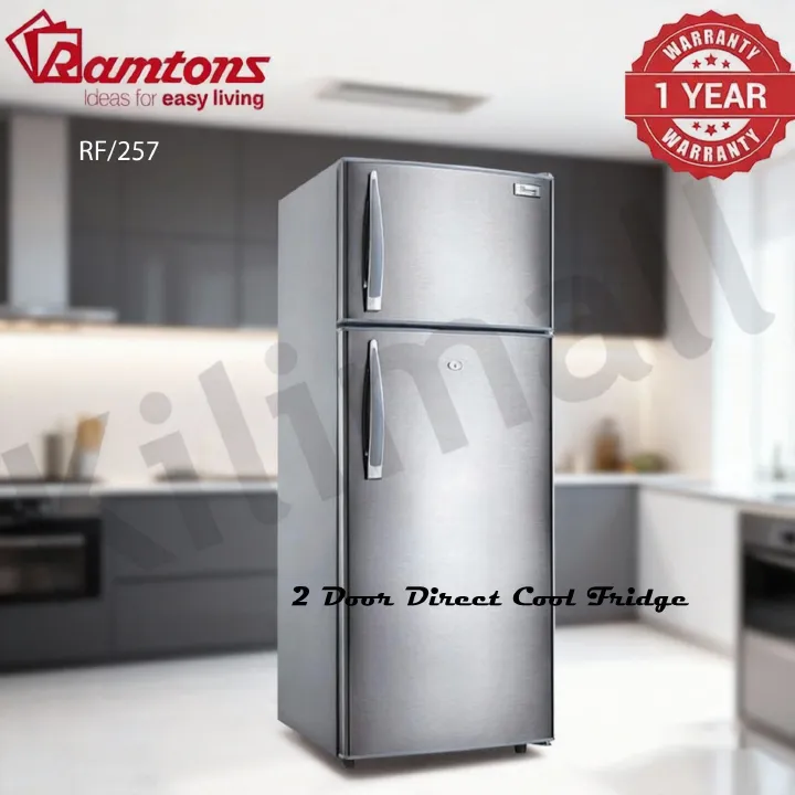 Ramtons RF/257- 2 Door Direct Cool Fridge - 213 Litres double-door refrigerator Refrigerators