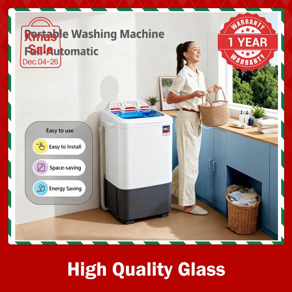 Ramtons SINGLE TUB SEMI AUTOMATIC 9KG WASH ONLY - RW/130 Front Load Washing Machine washing machine semi-automatic washing machine[Black Friday!]