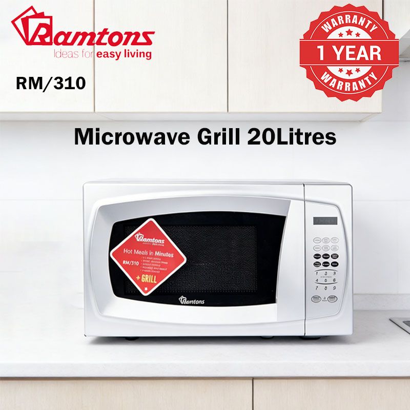 Ramtons RM/310- Microwave Grill 20Litres SILVER
