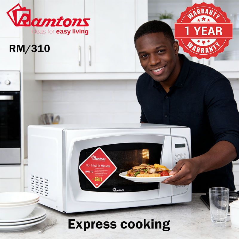 Ramtons RM/310- Microwave Grill 20Litres SILVER