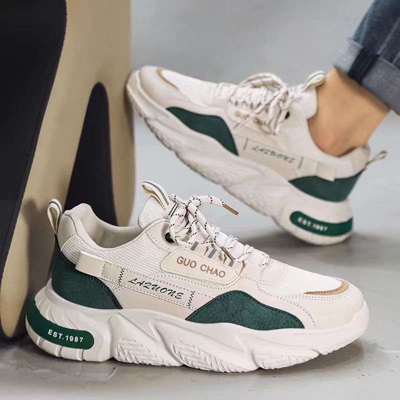 Good quality Sneaker Men's Shoes Breathable New Fashionable Casual Men's Shoes Running Non-slip Trendy Shoes for Torre Height