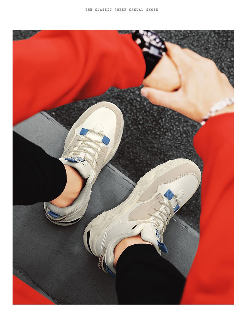 Men boots high-top casual sneakers height-raised design basketball and sport  shoes
