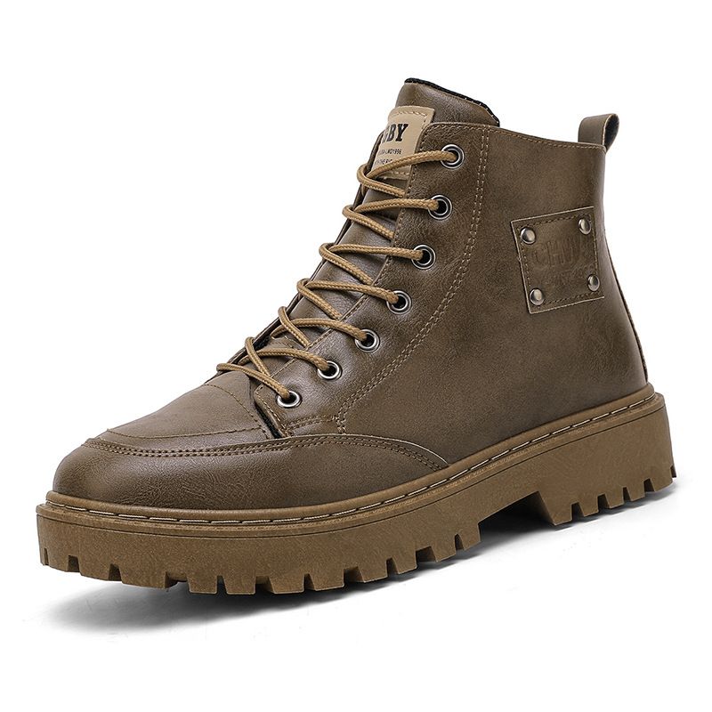 Men boots PU shoes men shoes
