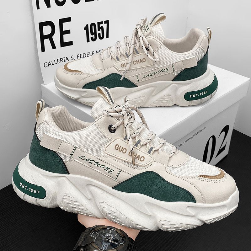 Good quality Sneaker Men's Shoes Breathable New Fashionable Casual Men's Shoes Running Non-slip Trendy Shoes for Torre Height