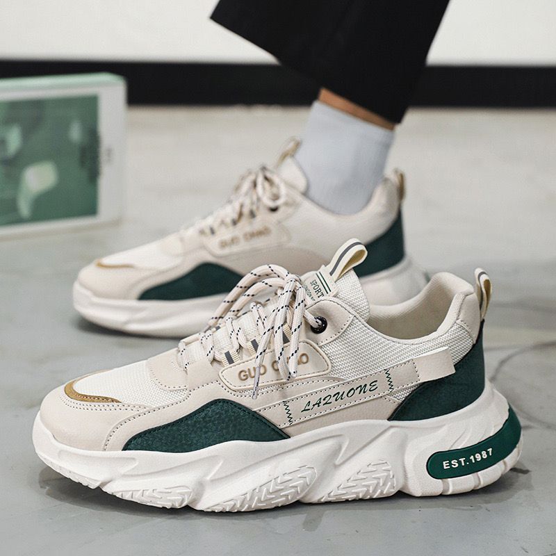 Good quality Sneaker Men's Shoes Breathable New Fashionable Casual Men's Shoes Running Non-slip Trendy Shoes for Torre Height