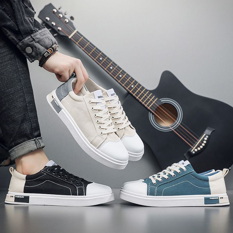 Men shoes canvas shoes flats casual shoes for male